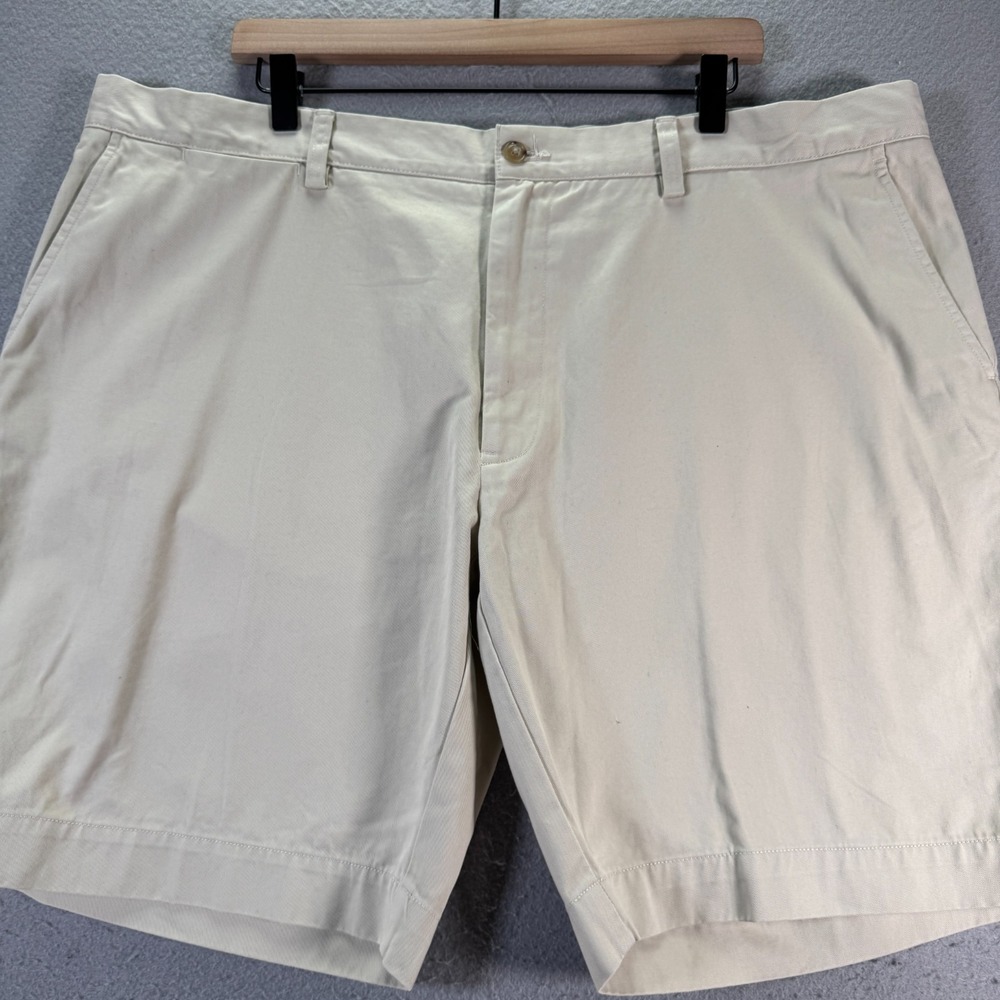 Polo Ralph Lauren Basic Sand Shorts Mens 42W Beige Classic Fit Comfort Preppy 9"